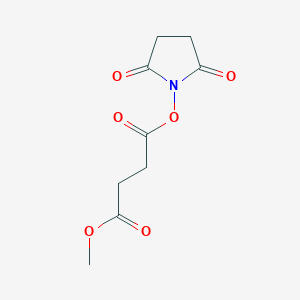 2,5-Dioxopyrrolidin-1-yl methyl succinate chemical structure (CAS 52787-46-9)