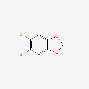 5,6-Dibromobenzo[d][1,3]dioxole chemical structure (CAS 5279-32-3)