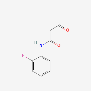 N-(2-Fluorophenyl)-3-oxobutanamide chemical structure (CAS 5279-85-6)