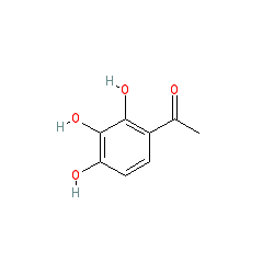 1-(2,3,4-Trihydroxyphenyl)ethanone chemical structure (CAS 528-21-2)