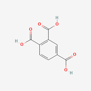 1,2,4-Benzenetricarboxylic acid chemical structure (CAS 528-44-9)
