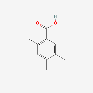 2,4,5-Trimethylbenzoic acid chemical structure (CAS 528-90-5)