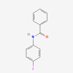 N-(4-Iodophenyl)benzamide chemical structure (CAS 52807-29-1)