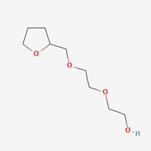 2-(2-((Tetrahydrofuran-2-yl)methoxy)ethoxy)ethan-1-ol chemical structure (CAS 52814-38-7)