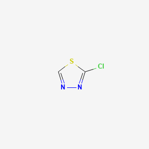 2-Chloro-1,3,4-thiadiazole chemical structure (CAS 52819-57-5)