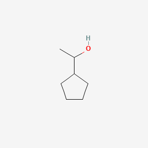 1-Cyclopentylethanol chemical structure (CAS 52829-98-8)