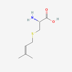 S-(3-Methylbut-2-en-1-yl)-L-cysteine chemical structure (CAS 5287-46-7)
