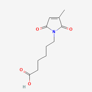 6-(3-Methyl-2,5-dioxo-2,5-dihydro-1H-pyrrol-1-yl)hexanoic acid chemical structure (CAS 52898-20-1)