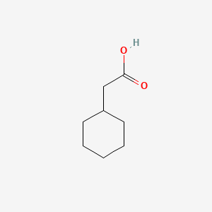 Cyclohexylacetic acid chemical structure (CAS 5292-21-7)