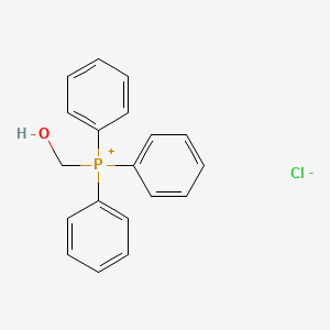 (Hydroxymethyl)triphenylphosphonium chloride chemical structure (CAS 5293-83-4)