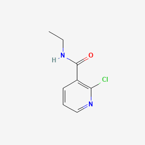 2-Chloro-N-ethylnicotinamide chemical structure (CAS 52943-22-3)