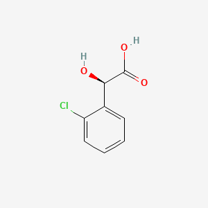 (R)-2-(2-Chlorophenyl)-2-hydroxyacetic acid chemical structure (CAS 52950-18-2)