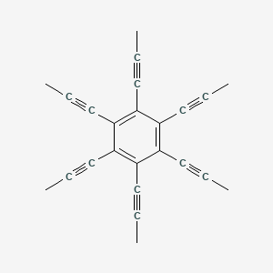 1,2,3,4,5,6-Hexa(prop-1-yn-1-yl)benzene chemical structure (CAS 529502-60-1)