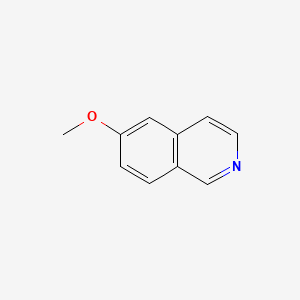 6-Methoxyisoquinoline chemical structure (CAS 52986-70-6)