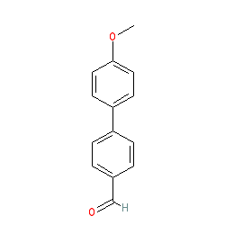 4'-Methoxy-[1,1'-biphenyl]-4-carbaldehyde chemical structure (CAS 52988-34-8)