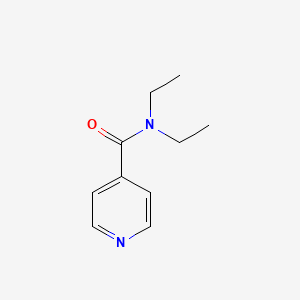 N,N-Diethylisonicotinamide chemical structure (CAS 530-40-5)