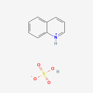 quinoliniumhydrogensulphate chemical structure (CAS 530-66-5)