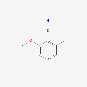 2-Methoxy-6-methylbenzonitrile chemical structure (CAS 53005-44-0)