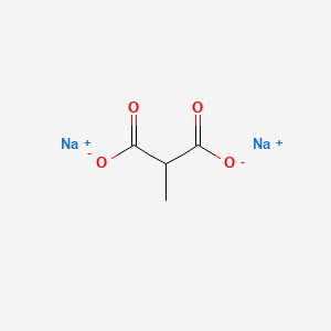 Sodium 2-methylmalonate chemical structure (CAS 53007-37-7)
