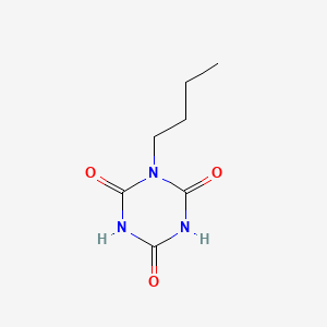 1-Butyl-1,3,5-triazinane-2,4,6-trione chemical structure (CAS 53015-84-2)