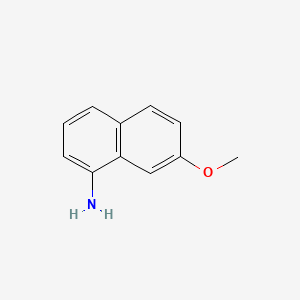 7-Methoxynaphthalen-1-amine chemical structure (CAS 5302-79-4)