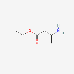 Ethyl 3-aminobutyrate chemical structure (CAS 5303-65-1)