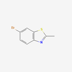 6-Bromo-2-methylbenzo[d]thiazole chemical structure (CAS 5304-21-2)