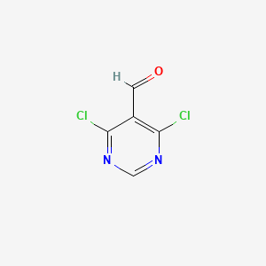 4,6-Dichloropyrimidine-5-carbaldehyde chemical structure (CAS 5305-40-8)
