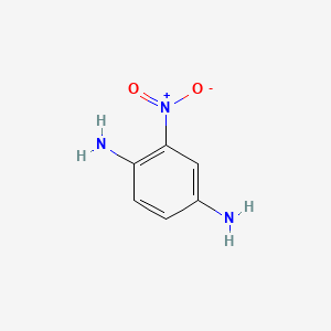 2-Nitrobenzene-1,4-diamine chemical structure (CAS 5307-14-2)