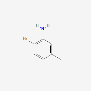 2-Bromo-5-methylaniline chemical structure (CAS 53078-85-6)