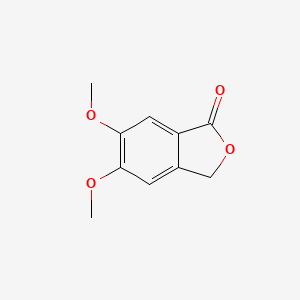 5,6-Dimethoxyisobenzofuran-1(3H)-one chemical structure (CAS 531-88-4)