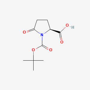 Boc-Pyr-OH chemical structure (CAS 53100-44-0)