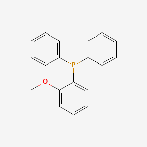 (2-Methoxyphenyl)diphenylphosphine chemical structure (CAS 53111-20-9)