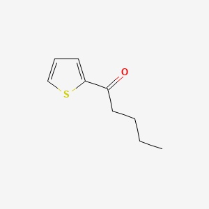 1-(Thiophen-2-yl)pentan-1-one chemical structure (CAS 53119-25-8)