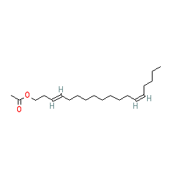 (3E,13Z)-Octadeca-3,13-dien-1-yl acetate chemical structure (CAS 53120-26-6)