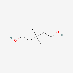 3,3-Dimethylpentane-1,5-diol chemical structure (CAS 53120-74-4)