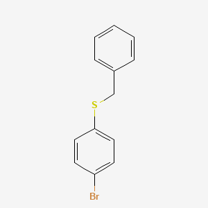 Benzyl(4-bromophenyl)sulfane chemical structure (CAS 53136-21-3)