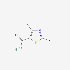 2,4-Dimethylthiazole-5-carboxylic acid chemical structure (CAS 53137-27-2)