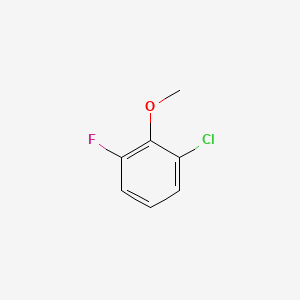 2-Chloro-6-fluoroanisole chemical structure (CAS 53145-38-3)