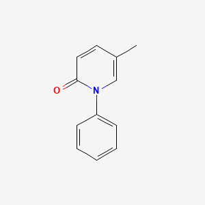 5-Methyl-1-phenylpyridin-2(1H)-one chemical structure (CAS 53179-13-8)