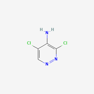3,5-Dichloropyridazin-4-amine chemical structure (CAS 53180-76-0)