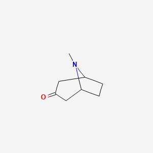 8-Methyl-8-azabicyclo[3.2.1]octan-3-one chemical structure (CAS 532-24-1)