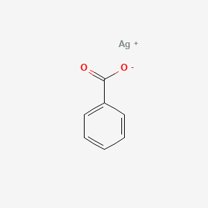 Silver(I) benzoate chemical structure (CAS 532-31-0)
