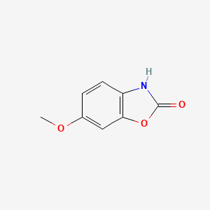 6-Methoxybenzo[d]oxazol-2(3H)-one chemical structure (CAS 532-91-2)