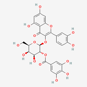 2''-O-Galloylhyperin chemical structure (CAS 53209-27-1)