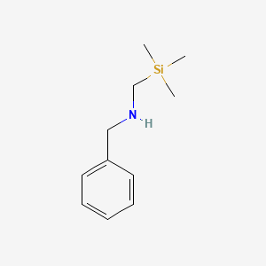N-(Trimethylsilylmethyl)benzylamine chemical structure (CAS 53215-95-5)