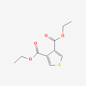 Diethyl thiophene-3,4-dicarboxylate chemical structure (CAS 53229-47-3)