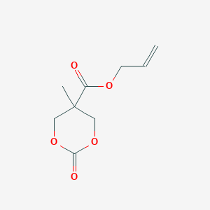 Allyl 5-methyl-2-oxo-1,3-dioxane-5-carboxylate chemical structure (CAS 532424-75-2)
