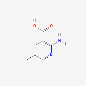 2-Amino-5-methylnicotinic acid chemical structure (CAS 532440-94-1)