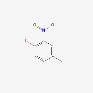 1-Iodo-4-methyl-2-nitrobenzene chemical structure (CAS 5326-39-6)